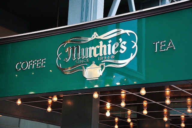 Awning of Murchie's Tea on Government St