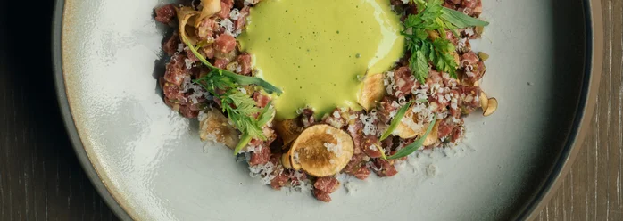 Beef Tartare at The Courtney Room