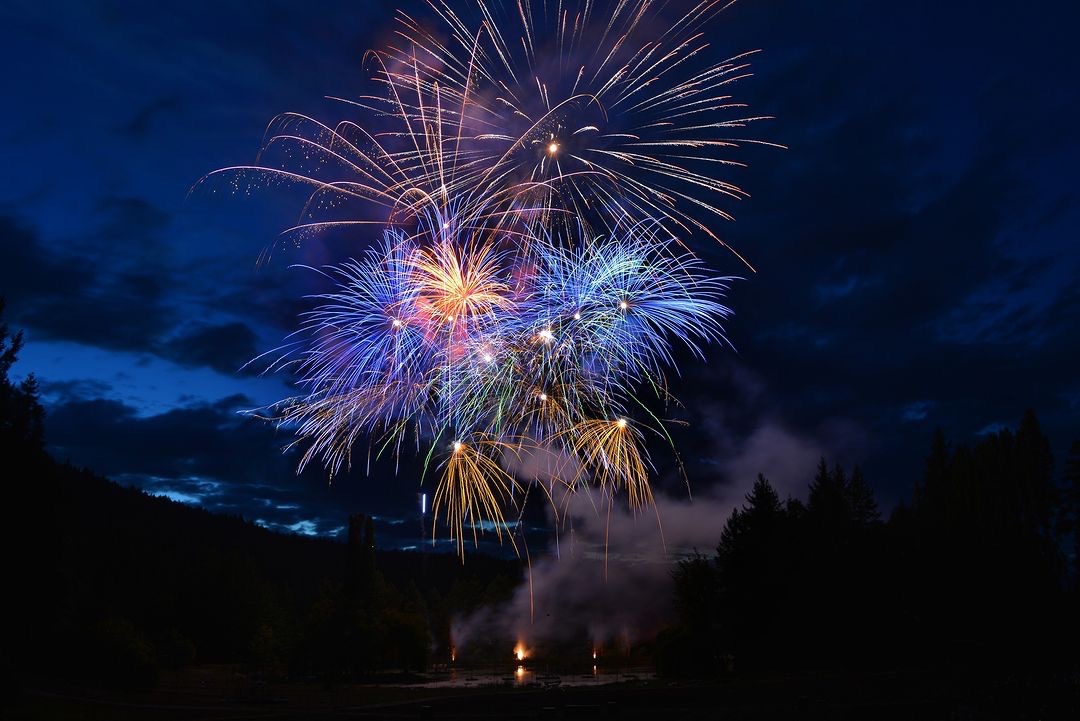 Fireworks at The Butchart Gardens