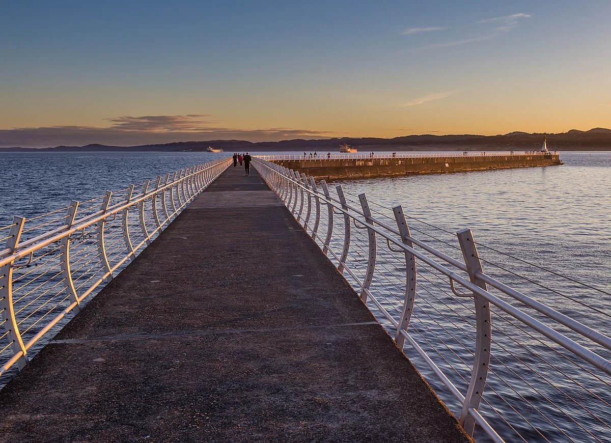 Ogden Point Breakwater at sunset