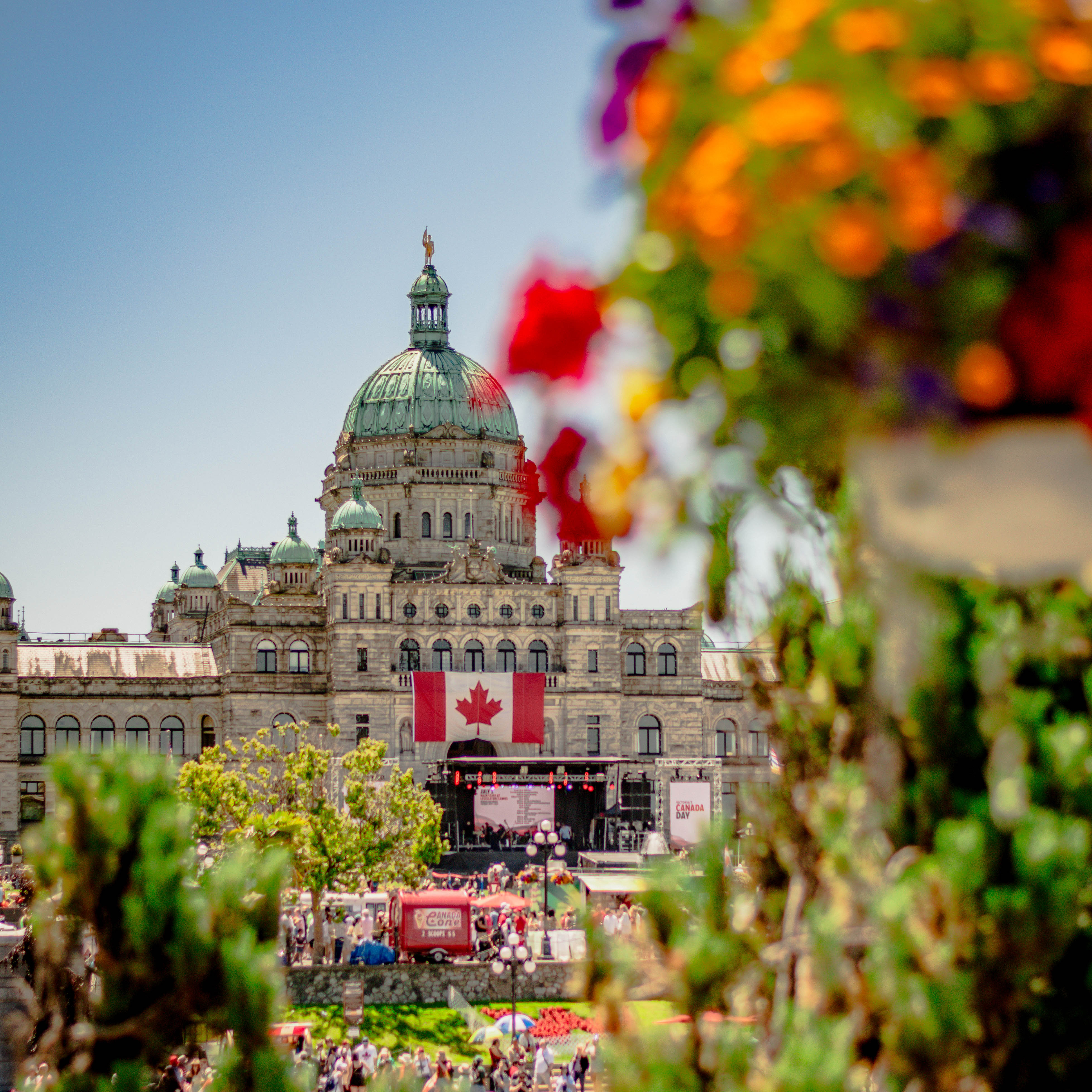 Victoria's Inner Harbour in Summer
