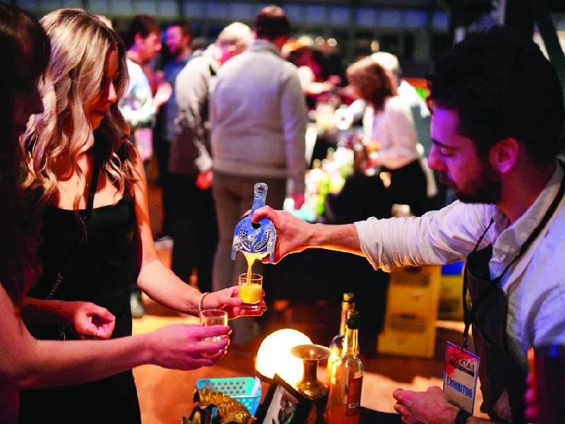 Photo by YAM Magazine - cocktail pour at Art of the Cocktail
